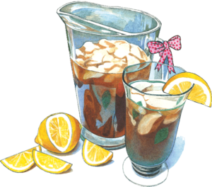 iced-tea-pitcher-lemons